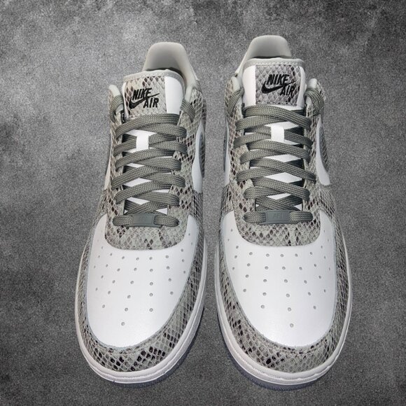 Nike Air Force 1 Low NBY \'Nike By You\' White/Grey/Black Mens Size 12.5 NEW main image 5
